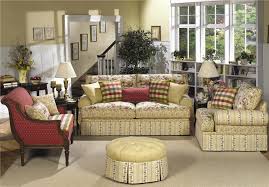 Hickorycraft 9535 953550 Skirted Stationary Sofa Johnny Janosik Sofas Delaware Maryland Virginia Delmarva French Country Living Room Cottage Living Rooms Country Furniture