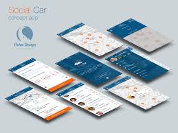 Cartoon or fantasy derby cars. Social Car Concept Ui Kit Sketch Freebie Download Free Resource For Sketch Sketch App Sources