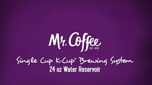 Removable drip tray accommodates larger cups and. Mr Coffee Single Cup K Cup Brewing System Youtube