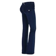 Wr Up Stretch Denim Jeggings Regular Rise Flare Trousers