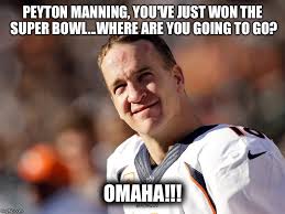 He was also asked what it means when he shouts omaha during his play calling. Omaha Imgflip
