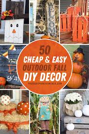 50 Cheap And Easy Diy Outdoor Fall Decorations Diy Holiday Decor Fall Outdoor Decor Fall Decor Diy