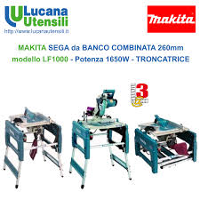 Homepage macchine filo carpenteria legno sega da banco portatile 315 mm. Makita Sega Da Banco Combinata 260mm Modello Lf1000 Potenza 1650w Troncatrice Lucana Utensili S R L Noleggio E Vendita