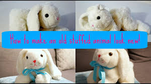 Use a pumping motion to submerge the stuffed animal into the water. How To Make An Old Stuffed Animal Look New Again Youtube