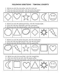 Following Directions Temporal Concepts Following Directions Directions Concept