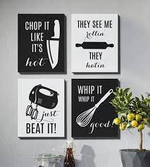 Kitchen Wall Art Kitchen Printable Picture Black And White Etsy In 2021 Art Print Set Wall Art Quotes Minimal Wall Art