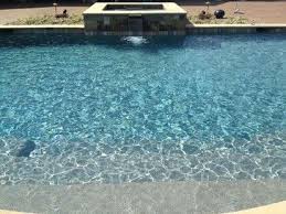 Stepup to the good life in business class. Aqua Blue Pebble Sheen Pool Colors Aqua Pools Pool Plaster