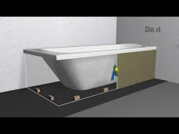 Eine klassische holzvertäfelung vor die fliesen setzen klassisch geht es in diesem badezimmer zu, in dem die freistehende badewanne vor einer. 11 Badewanne Dusche Verkleiden Sd Youtube