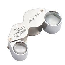 Target magnifying glass, silhouette style. Insten Jewelers Loupe With Twin Lens 10x 20x Magnifier For Gems Stones Jewelry Magnifying Glass Foldable Palm Size Target