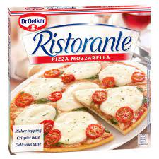 Ilość kalorii w 100g produktu to 243 kcal. Dr Oetker Ristorante Pizza Mozzarella 335 G Tesco Potraviny