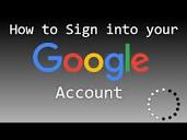 How to Sign into your Google Account - YouTube