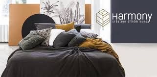 Linge De Maison Et Deco Harmony En 2020 Deco Maison Linge De Maison Parure De Lit