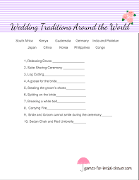 Wedding etiquette is great, but some classic rules are dated or not worth the money. Free Printable Wedding Traditions Around The World Game E