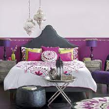 Take some fabric, preferably in a warm color and hang it above the bed to form a large fold. 70 Mysterious Moroccan Bedroom Designs Digsdigs