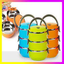 Makan puri, jadi boleh juga buat serbuk oat, rice cereal atau puri yang tahan tanpa peti ais. Bekas Makanan Tahan Panas Stainless Steel Lunch Box 3 Layer Dapureletrik Shopee Malaysia