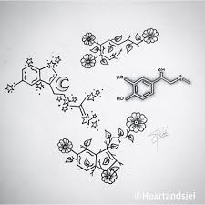 Image Result For Serotonin Tattoo With Flowers Serotonin Tattoo Tattoos Foot Tattoos