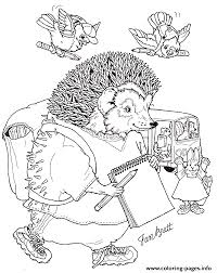 Our fun activities will help you to teach and your children practice and learn math and language arts concepts. Jan Brett Coloring Pages Coloring Printable B108 Narrate