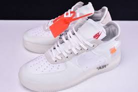2018 Off White X Nike Air Force 1 Low Ghosting White Sail By Virgil Abloh Nike Air Force Off White Shoes Air Force