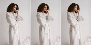 Iclosam peignoir femme polaire robe de chambre femme super douce en flanelle peignoir de bain avec. Peignoir Femme Notre Selection De Robes De Chambre Marie Claire