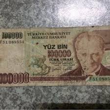 Hari ini, kos ringgit malaysia kos 0.24 dolar as. 100000 Turk Lirasi Seratus Ribu Duit Turk Antiques Currency On Carousell