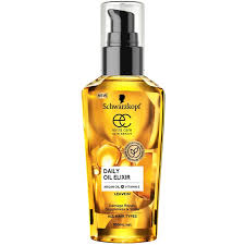 Different hair oils have been used for many different purposes such as hair growth, health, dryness, scalp, or to fix damaged hair. Schwarzkopf Extra Care Daily Oil Elixir 100ml Big W