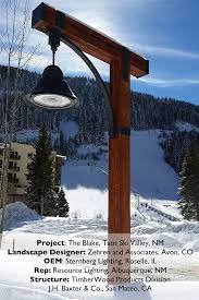 Wood Light Pole Timberwood Products Outdoor Post Lights Outdoor Lamp Posts Barn Lighting