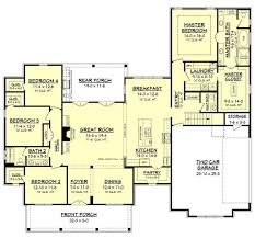 House plans for narrow lots. How To Read A Floor Plan With Dimensions Houseplans Blog Houseplans Com