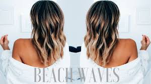 How do you know if they're right for you? How To Create Beachy Waves On Medium Length Hair Ashley Bloomfield Youtube