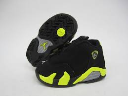 Black And Yellow Jordan Shirt Toddler Toddlers Air Jordan Retro 14 Black Yellow Infant Size Us 10 Nib 312093 070 4 Air Jordans Retro Air Jordans Jordan Retro 14