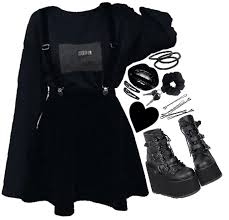 Emo Soft Girl Outfit Shoplook Cute Emo Outfits Emo Style Outfits Girl Outfits