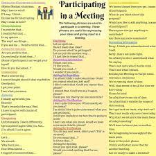 English For Business Useful Phrases To Use During A Business Meeting Eslbuzz Learning English Conversational English Learn English Business Etiquette