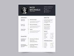 25+ free creative resumes templates to download for 2020/2021. 20 Best Resume Template Psd Free Download Graphicslot