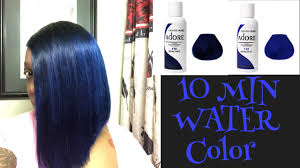 Permanent hair color dye cream indigo bright blue cosplay manga punk 0.33. 10 Min Water Color Adore Royal Navy N Indigo Blue Youtube