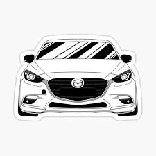 To calculate the price of the car with shipping cost and insurance, please select calculate from estimated total price. Mazda 3 Stickers Redbubble