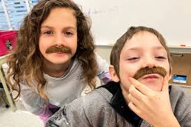 Snapshot: Moustache Day at Parkview