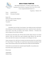 Surat diatas merupakan contoh surat penawaran harga barang yang dikirimkan oleh pt maju komputer dengan maksud untuk menawarkan produk elektronik mereka kepada pimpinan pt. Contoh Surat Perkenalan Perusahaan