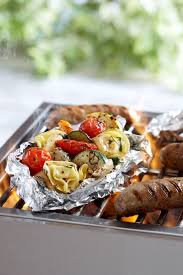 Walmart pre cooked thanksgiving dinner 2018 Grilled Foil Pack Tortellini And Sausage A Unique Way Of Cooking Vegetables With Fresh Pasta On The Grill For A Summer Food Grill Foil Grilling Recipes Sides