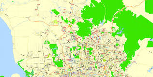 Pekan sepang is a small border town and also a mukim located in sepang district, selangor, malaysia. Kuala Lumpur Pdf Map Vector Malaysia Eng City Plan Editable Map