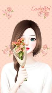 Lihat ide lainnya tentang wallpaper lucu, lucu, animasi. Enakei Gadis Kartun Lucu Wallpaper Gadis Cantik Gadis Seni