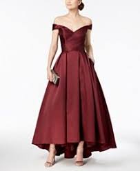 Prom Dresses 2018 Macy S Ladies Gown Off Shoulder Evening Dress Burgundy Gown