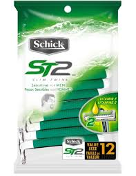The schick hydro 5 blade razor's advanced ergonomic design and lubrication features will dramatically what's in the box one schick hydro 5 blade razor with two replacement blades. Amazon Com Schick St2 Disposable Razor Sensitive For Men 12 Count Packages Pack Of 3 Beauty