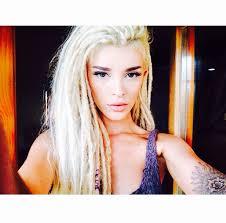 Era Istrefi Albanian Singer Blonde Dreads Dreads Girl Female Dreads