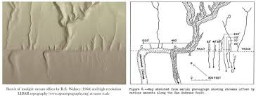 Stream Offsets In The Carrizo Plain By The San Andreas Fault San Andreas Fault Science And Nature Geology