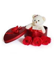 Some couples massages come with champagne, chocolate, roses, and other extras so do your research before booking one. Valentine S Day Gift Heart Shape Box With 1 Teddy And 3 Red Roses For Your Lover Buy Valentine S Day Gift Heart Shape Box With 1 Teddy And 3 Red Roses For