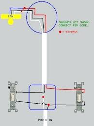 Bathroom wiring diagram with vent. Bathroom Fan And Light Wiring Diagram
