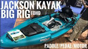Seriously, i would love a pedal drive. Jackson Kayak Big Rig Fdhd Paddle Pedal Motor Youtube