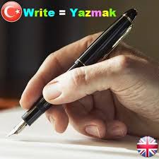 Write Yazmak Okunusu Wirayt Fiilin Ikinci Hali Wrote Ucuncu Hali Written Words Trans Yazma Hali