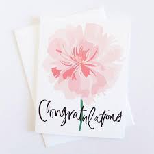 Text only to clear violation of empty anchor tag. Peony Congratulations Card By Banquet Cards Betsy Iya