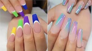 All types of acrylic nails are lovely, but there's something special about an ombré shade like this one. Beautiful Acrylic Nail Designs That Will Make You Look A Queen The Best Nail Art Ideas Youtube