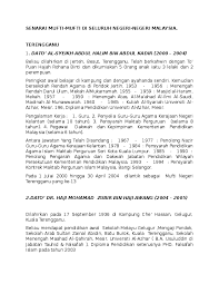 Semasa terengganu di bawah pemerintahan mutlak, menteri besar dilantik oleh sultan terengganu. Doc Senarai Mufti Mufti Di Seluruh Negeri Negeri Malaysia Ahmad Osman Academia Edu